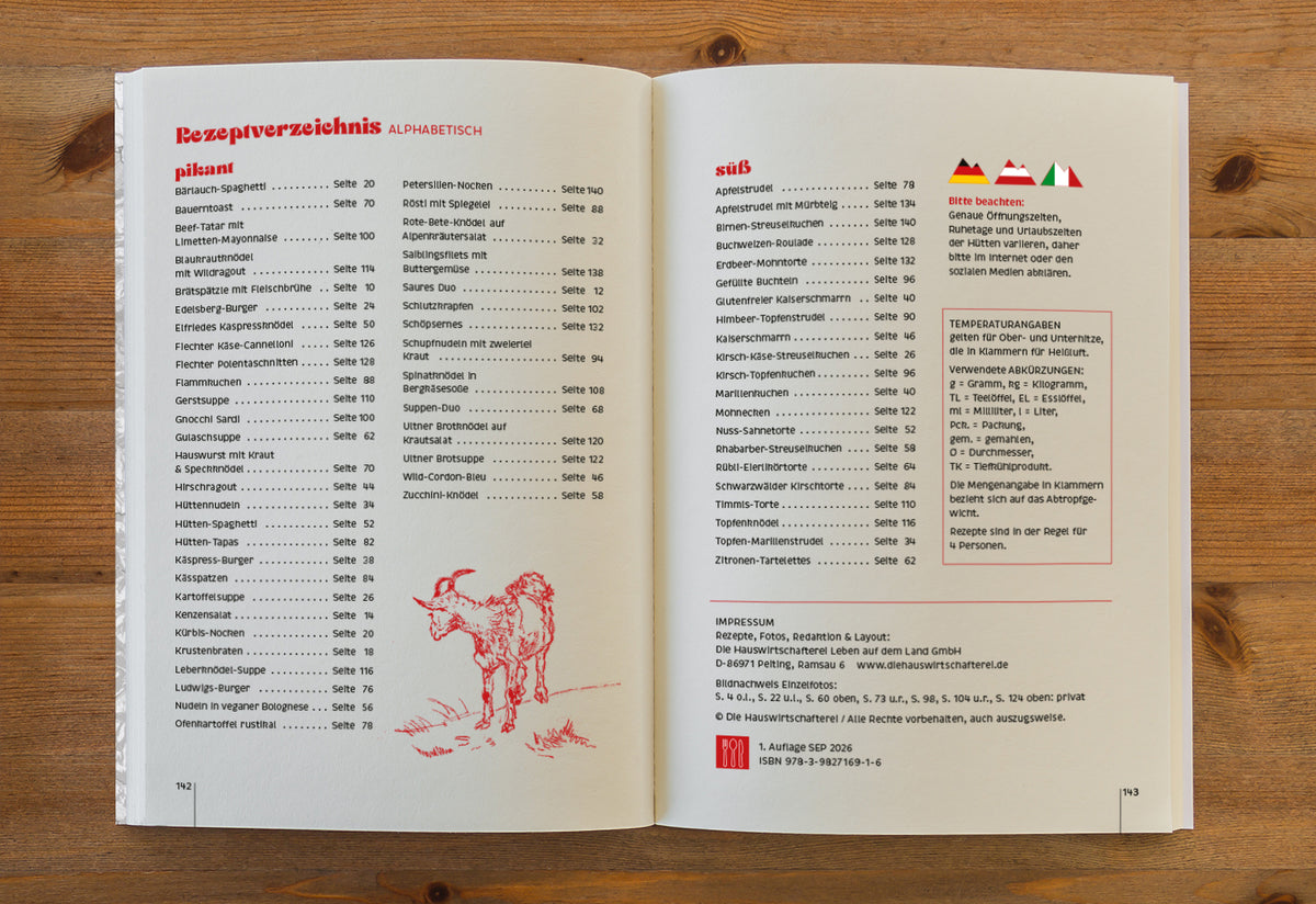 HÜTTENKOCHBUCH – Kulinarische Reise durch die Alpen