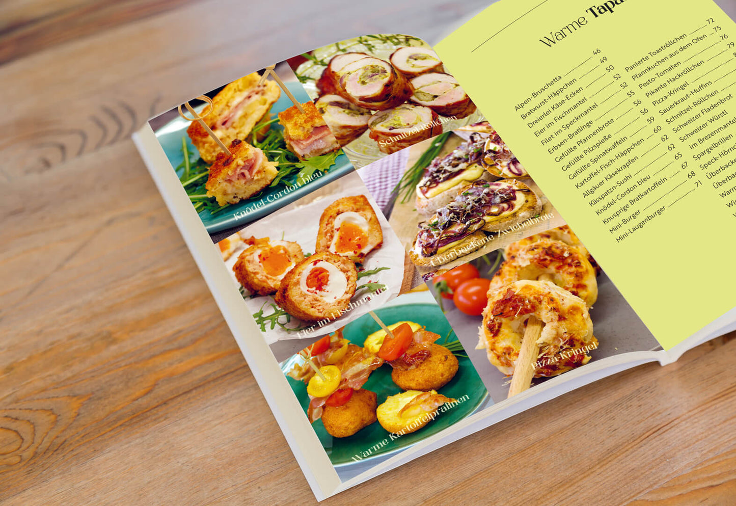 Kochbuch Alpentapas Hauswirtschafterei Inhalt